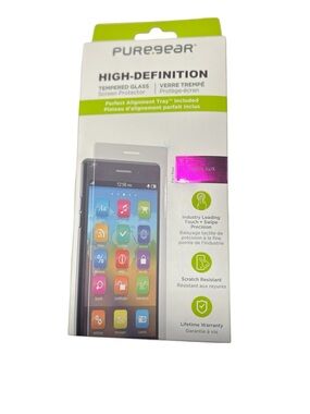 BNIB PureGear HD Tempered Glass Screen Protector for iPhone Xs / X